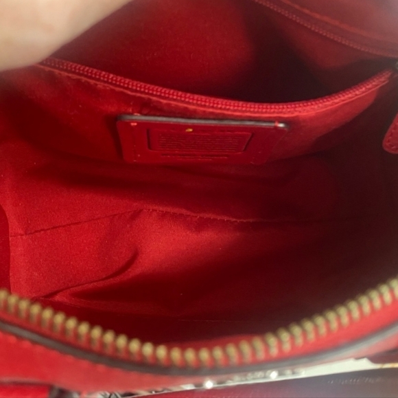 Coach Cherry Signature Small Satchel Bag  *RARE* - Picture 6 of 9